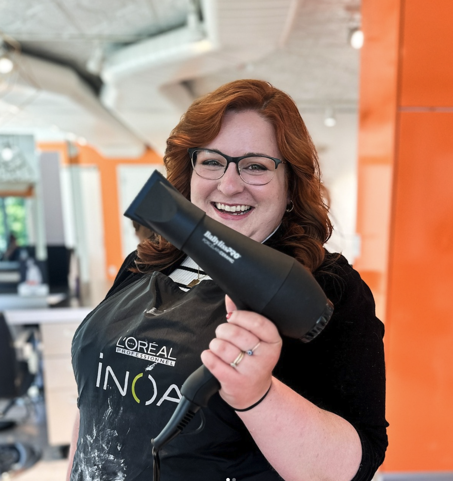 Professional hair salon interior at Jessica Todd - modern styling stations and welcoming atmosphere